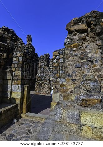 New Delhi, India - November 25: Ruined Tomb Of Alauddin Khalji At Qutub Minar Complex On November 25