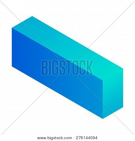 Minus Sign Icon. Isometric Of Minus Sign Icon For Web Design Isolated On White Background
