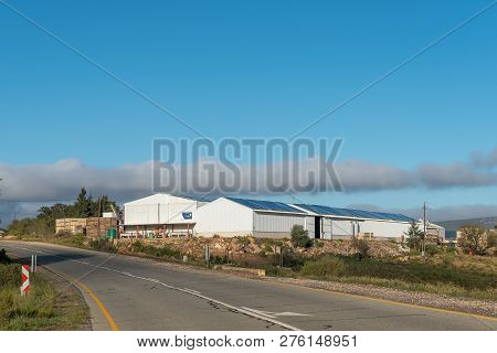 Clanwilliam, South Africa, August 28, 2018: Warehouses At The Entrance To Clanwilliam In The Western
