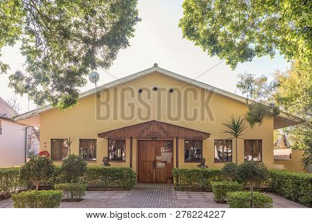 Clanwilliam, South Africa, August 28, 2018: The Leipoldt - Nortier Library In Clanwilliam In The Wes