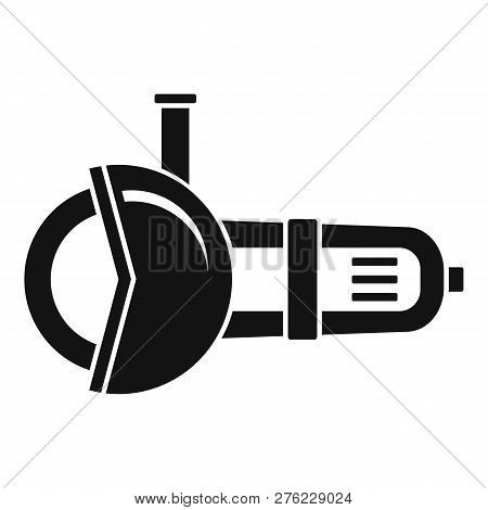 Angle Grinder Tool Icon. Simple Illustration Of Angle Grinder Tool Vector Icon For Web Design Isolat