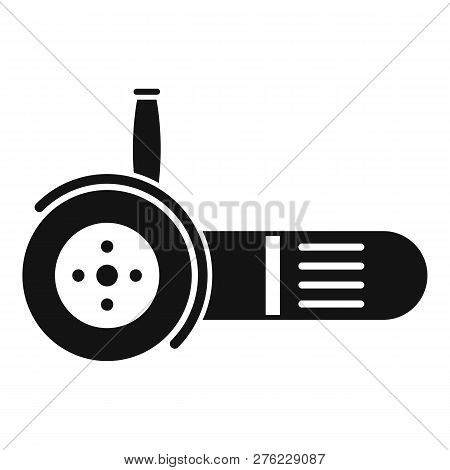 Electric Angle Grinder Icon. Simple Illustration Of Electric Angle Grinder Vector Icon For Web Desig