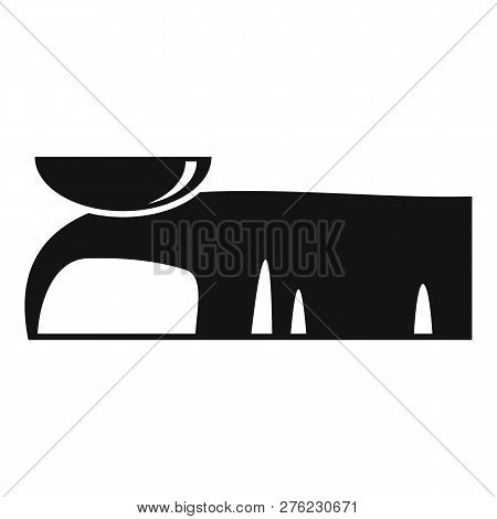 Contact Lens Finger Icon. Simple Illustration Of Contact Lens Finger Vector Icon For Web Design Isol