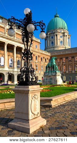Buda castle i budapest, Ungarn