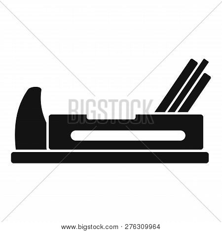 Wood Jack Plane Icon. Simple Illustration Of Wood Jack Plane Icon For Web Design Isolated On White B