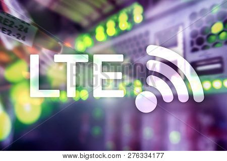 Lte, 5g Wireless Internet Technology Concept. 4g Connected