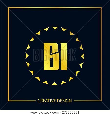 Initial Letter Bi Logo Template Vector Design