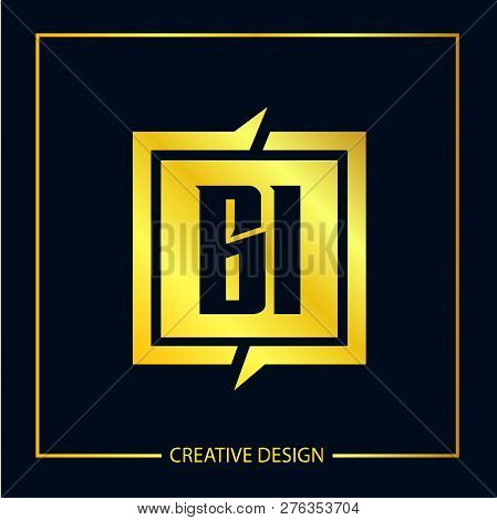 Initial Letter Bi Logo Template Vector Design