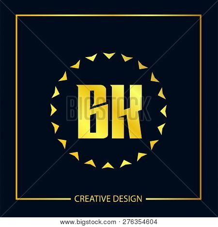 Initial Letter Bk Logo Template Vector Design