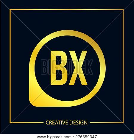 Initial Letter Bx Logo Template Vector Design