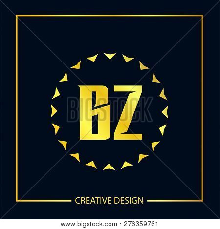 Initial Letter Bz Logo Template Vector Design