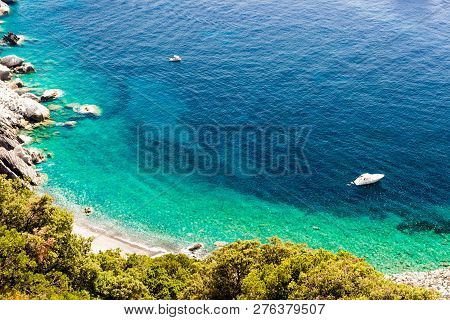 Elba Island Crystal Sea Water In The West Coast In Summer, Italy
