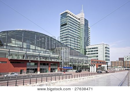 Passagiere terminal im Hafen von Amsterdam in den Niederlanden