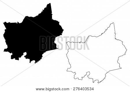 Binh Phuoc Province (socialist Republic Of Vietnam, Subdivisions Of Vietnam) Map Vector Illustration