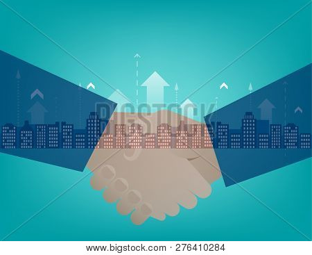 Business Partners Shaking Hands