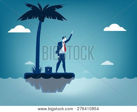 Businessman Castaway