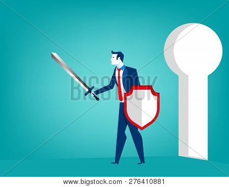 Businessman Defending