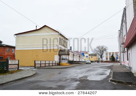 Vista della strada nel Stolin