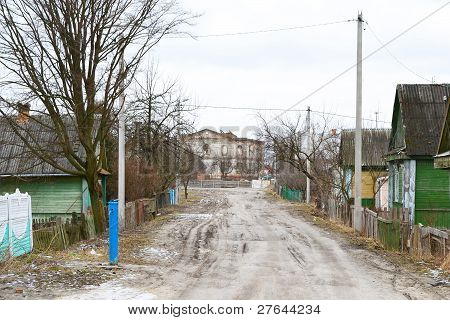Vista della strada nel Stolin