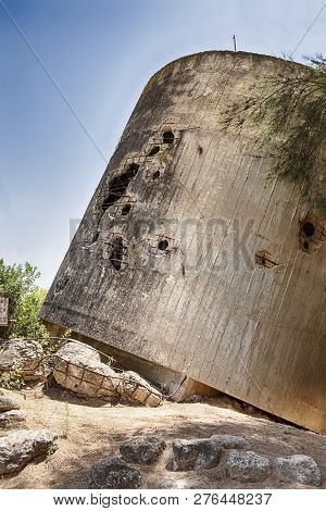 The Water Tower Of Yad Mordechai Is A Historic Landmark Of The 1948 War After It Was Shelled By The 