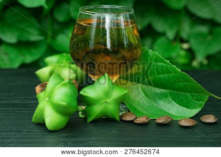 Sacha Inchi, Fresh Capsule Seeds Fruit Of Sacha-inchi Peanut