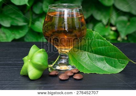 Sacha Inchi, Fresh Capsule Seeds Fruit Of Sacha-inchi Peanut