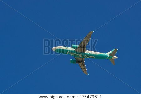 Passenger Airplane Taking Off From Airport