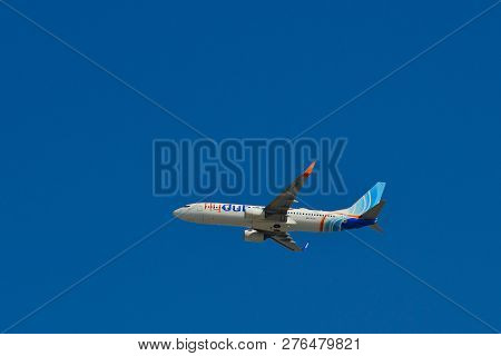 Passenger Airplane Taking Off From Airport