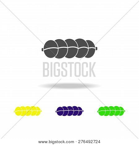 Boiled Sausage Illustration. Element Of Meat Product Multicolored Icons For Mobile Concept And Web A