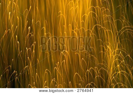 Interesting Abstract Background Orange Sparks