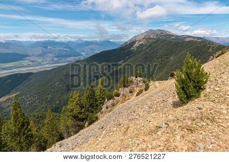 Mount Patriarch Peak In Mount Richmond Forest Park - Southern Alps, New Zealand