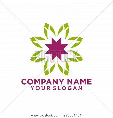 Green Leafs Logo. Yoga Logo. Natural And Organic Food Logo. Eco Friendly Icon. Ecology Icon. Leaf Ic