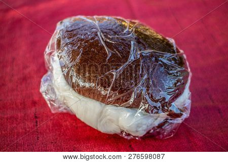A Yummy Looking Whoopie Pie In Acadia National Park, Maine