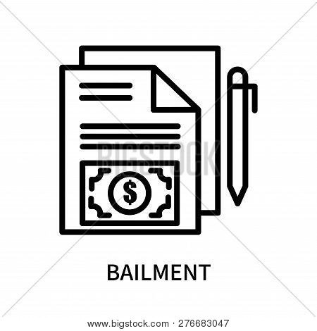 Bailment Icon Isolated On White Background. Bailment Icon Simple Sign. Bailment Icon Trendy And Mode