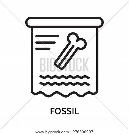Fossil Icon Isolated On White Background. Fossil Icon Simple Sign. Fossil Icon Trendy And Modern Sym