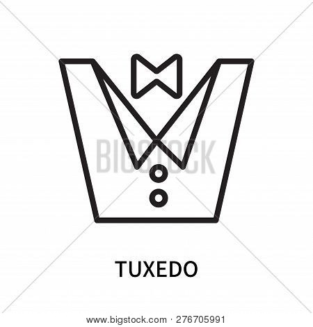 Tuxedo Icon Isolated On White Background. Tuxedo Icon Simple Sign. Tuxedo Icon Trendy And Modern Sym