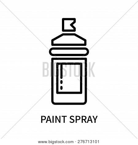 Paint Spray Icon Isolated On White Background. Paint Spray Icon Simple Sign. Paint Spray Icon Trendy