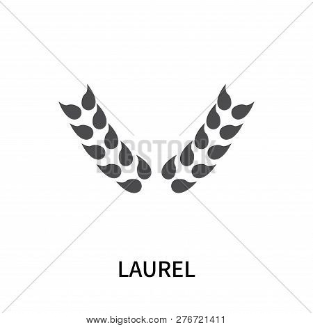Laurel Icon Isolated On White Background. Laurel Icon Simple Sign. Laurel Icon Trendy And Modern Sym