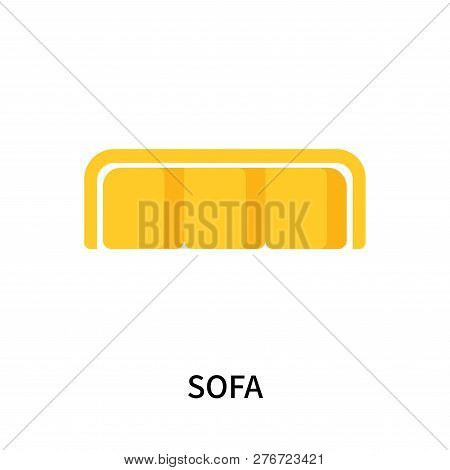 Sofa Icon Isolated On White Background. Sofa Icon Simple Sign. Sofa Icon Trendy And Modern Symbol Fo