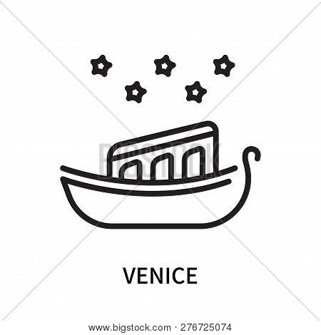 Venice Icon Isolated On White Background. Venice Icon Simple Sign. Venice Icon Trendy And Modern Sym