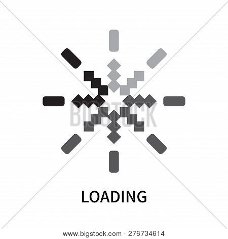 Loading Icon Isolated On White Background. Loading Icon Simple Sign. Loading Icon Trendy And Modern 