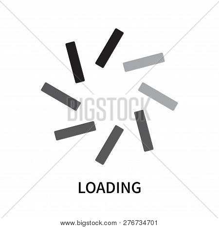 Loading Icon Isolated On White Background. Loading Icon Simple Sign. Loading Icon Trendy And Modern 