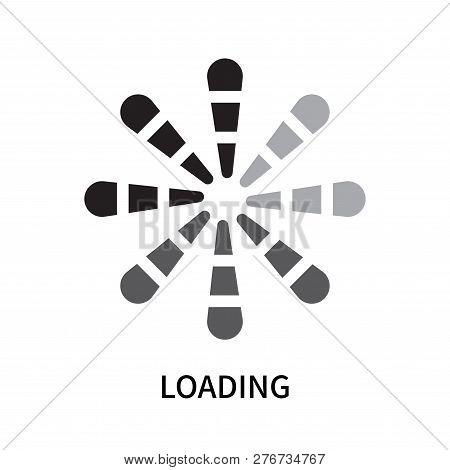 Loading Icon Isolated On White Background. Loading Icon Simple Sign. Loading Icon Trendy And Modern 