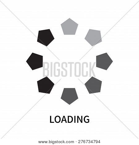 Loading Icon Isolated On White Background. Loading Icon Simple Sign. Loading Icon Trendy And Modern 