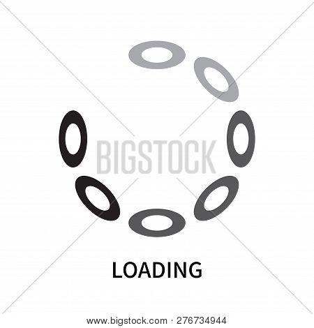 Loading Icon Isolated On White Background. Loading Icon Simple Sign. Loading Icon Trendy And Modern 