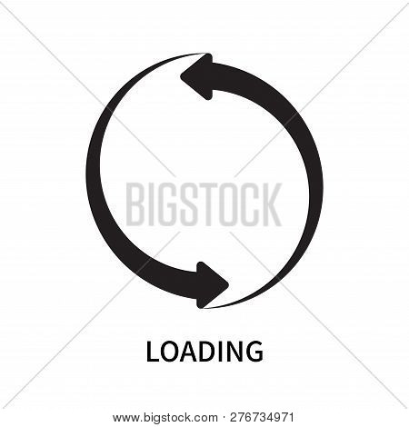 Loading Icon Isolated On White Background. Loading Icon Simple Sign. Loading Icon Trendy And Modern 
