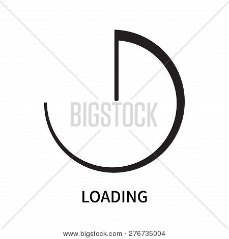 Loading Icon Isolated On White Background. Loading Icon Simple Sign. Loading Icon Trendy And Modern 