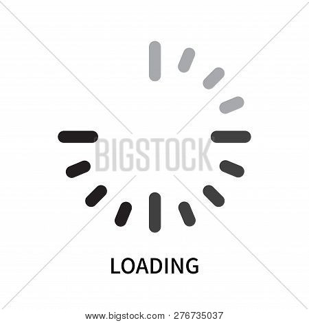 Loading Icon Isolated On White Background. Loading Icon Simple Sign. Loading Icon Trendy And Modern 