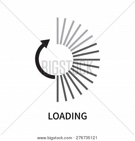 Loading Icon Isolated On White Background. Loading Icon Simple Sign. Loading Icon Trendy And Modern 