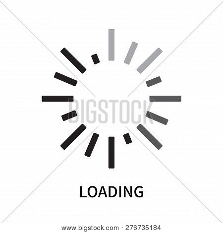 Loading Icon Isolated On White Background. Loading Icon Simple Sign. Loading Icon Trendy And Modern 